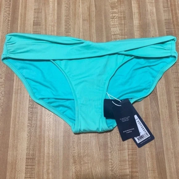 Seafolly Hybrid Bralette Keyhole Top & Twist Band Hipster Bikini Bottoms NWT 10 - Picture 9 of 11
